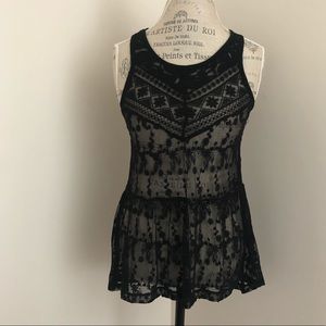 EXPRESS | Mesh Tunic Tank